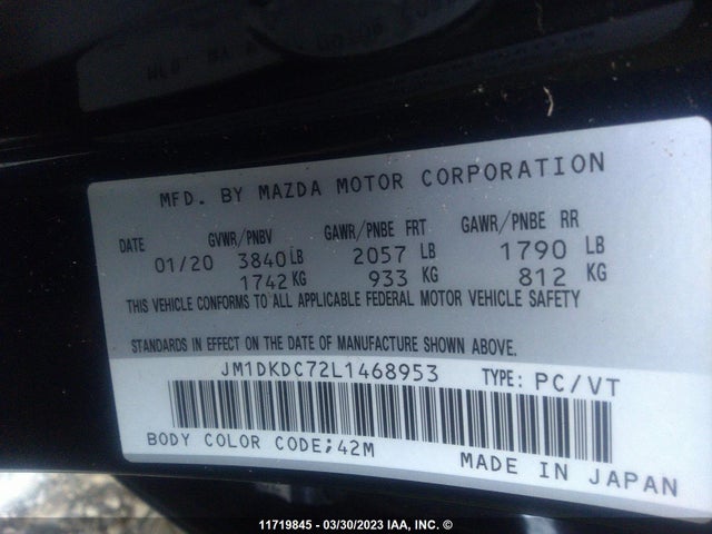Mazda CX-3 2020 JM1DKDC72L1468953 Image 11