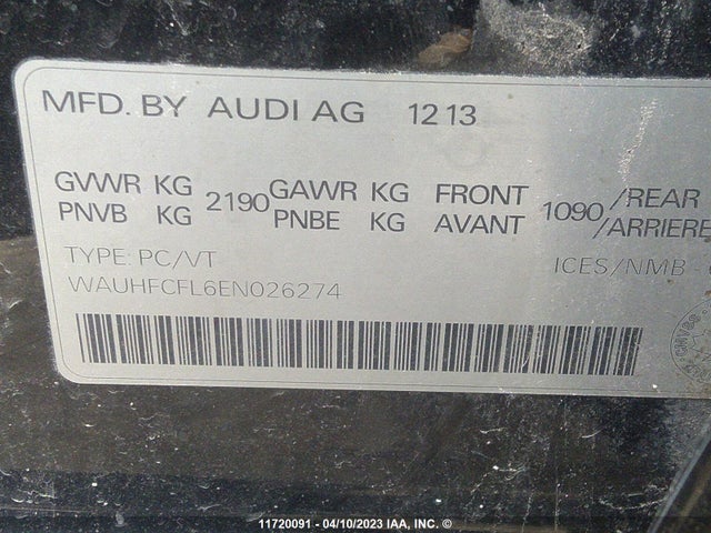 Audi A4 Premium Plus 2014 WAUHFCFL6EN026274 Image 11