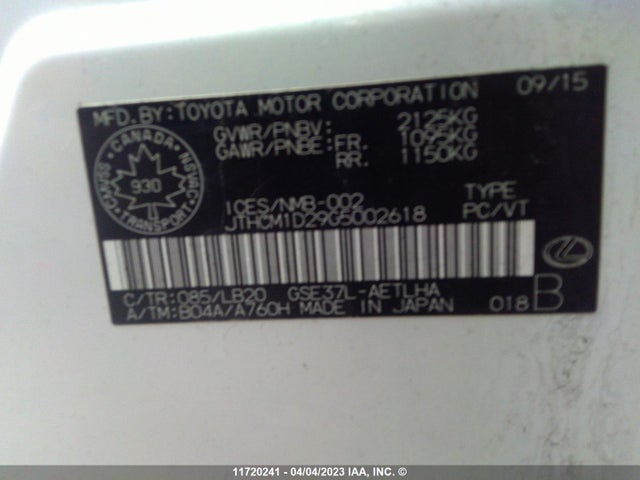 JTHCM1D29G5002618 Lexus IS 300