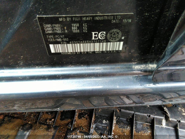 4S3GTAA65H3707149 Subaru IMPREZA