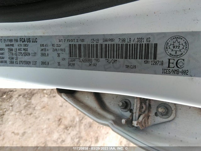 1C6SRFTT5LN256883 RAM 1500 Sport