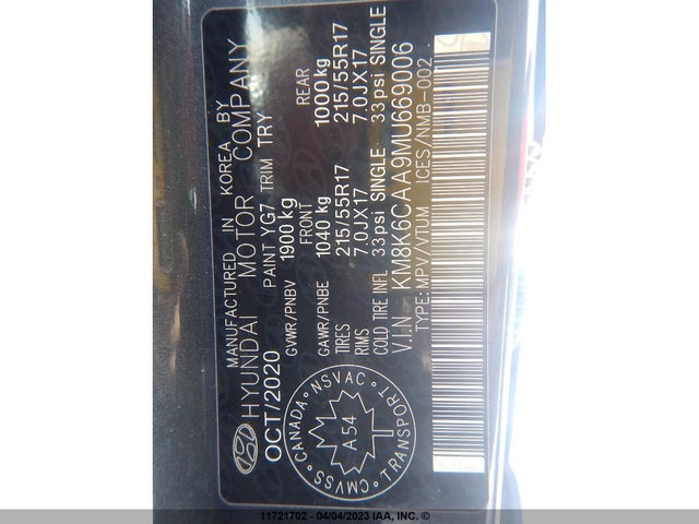 Hyundai KONA 2021 KM8K6CAA9MU669006 Image 9