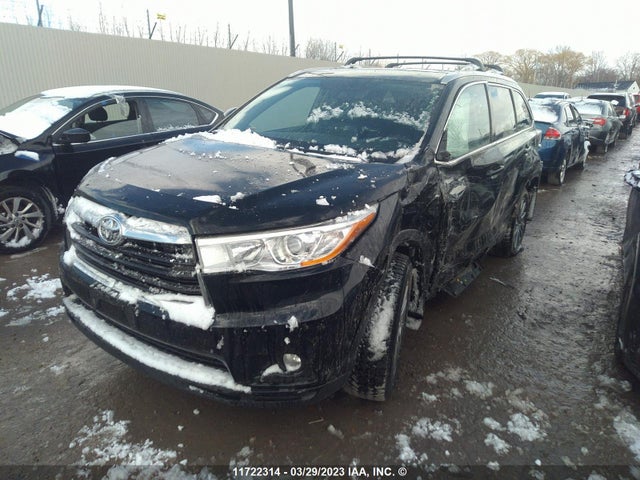 Toyota Highlander Xle 2016 5TDJKRFH3GS249657 Image 2