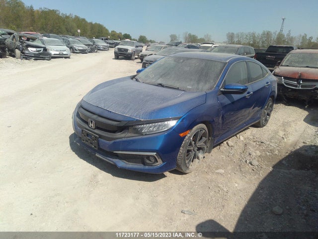 Honda Civic Touring 2019 2HGFC1F94KH100731 Image 2