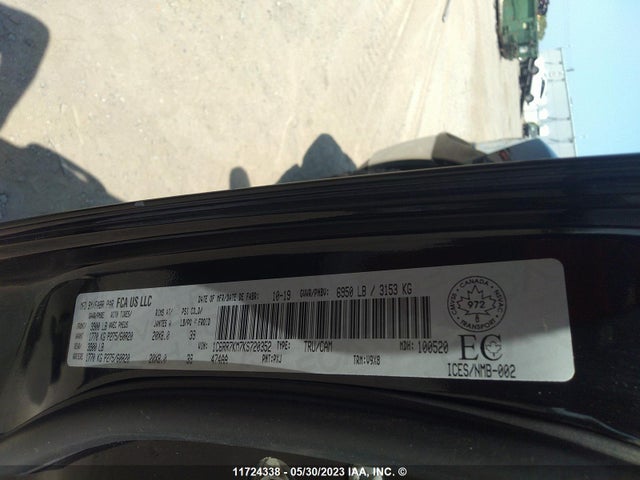 1C6RR7KM7KS720352 RAM 1500 Classic Tradesman