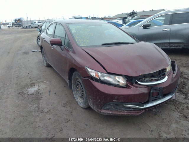 Honda Civic Sedan Lx 2014 2HGFB2F44EH022159 Image 1