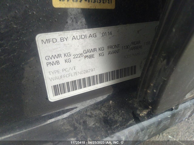 WAUFFCFL7EN028297 Audi A4 Premium Plus