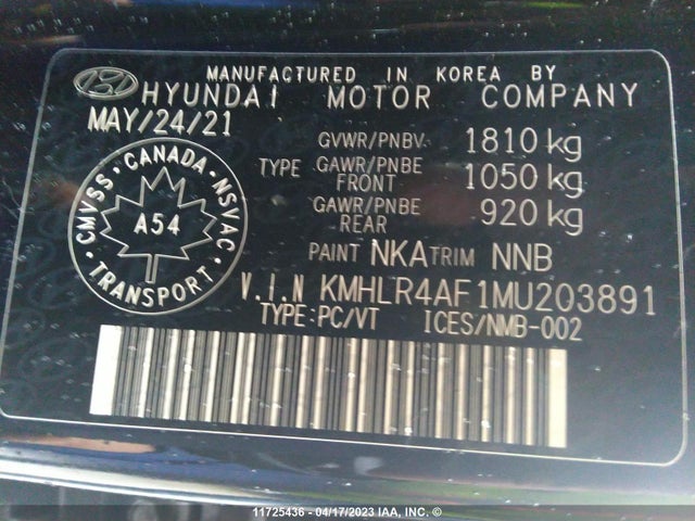 Hyundai Elantra N Line 2021 KMHLR4AF1MU203891 Image 9