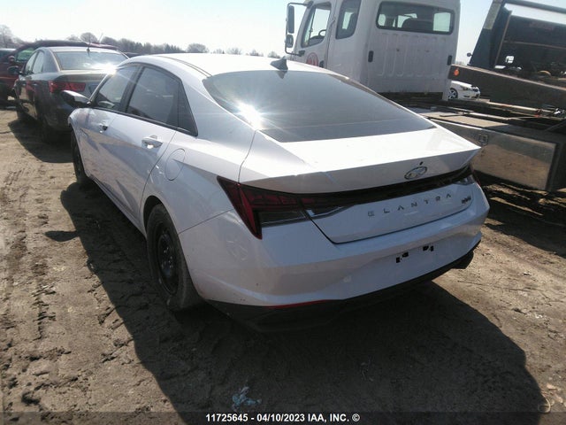 Hyundai Elantra Blue 2021 KMHLM4AJ8MU010690 Image 3