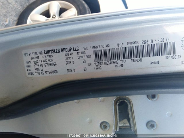 1C6RR7LT8ES449909 RAM 1500 Slt