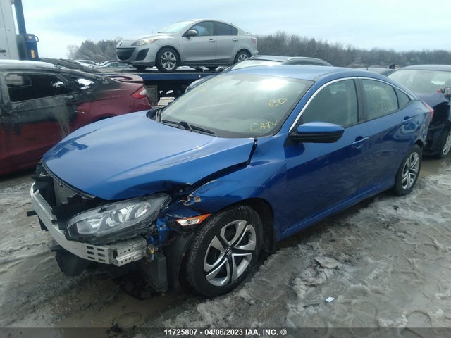 Honda Civic Lx 2018 2HGFC2F50JH013328 Image 2