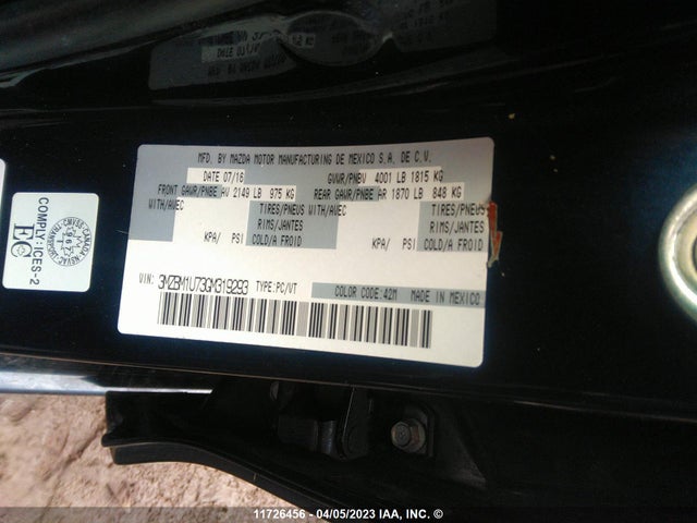 Mazda 3 SPORT 2016 3MZBM1U73GM319293 Image 10