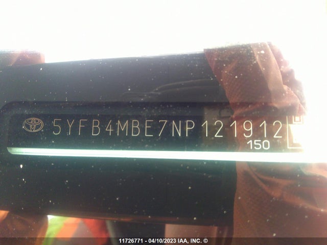Toyota COROLLA SE 2022 5YFB4MBE7NP121912 Image 10