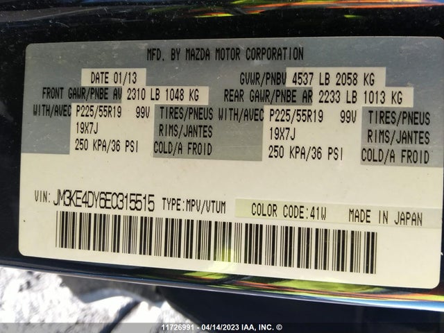 Mazda CX-5 GT 2014 JM3KE4DY6E0315515 Image 10