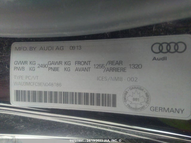WAU3MCFC9EN048186 Audi A7 Technik