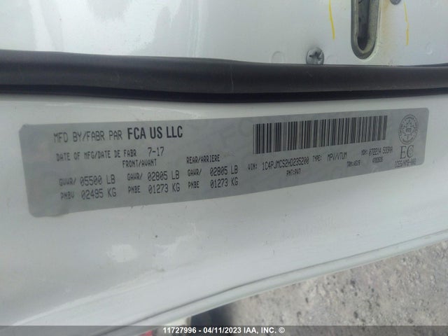 1C4PJMCS2HD235200 Jeep Cherokee Latitude