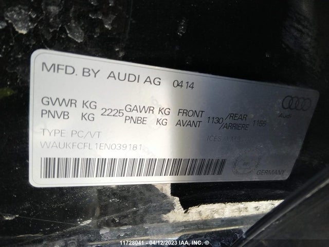 WAUKFCFL1EN039181 Audi A4 Prestige