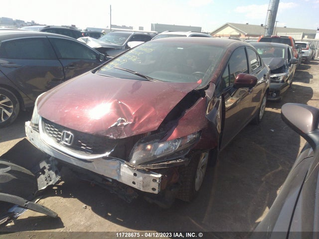 Honda Civic Lx 2015 2HGFB2F44FH001376 Image 2