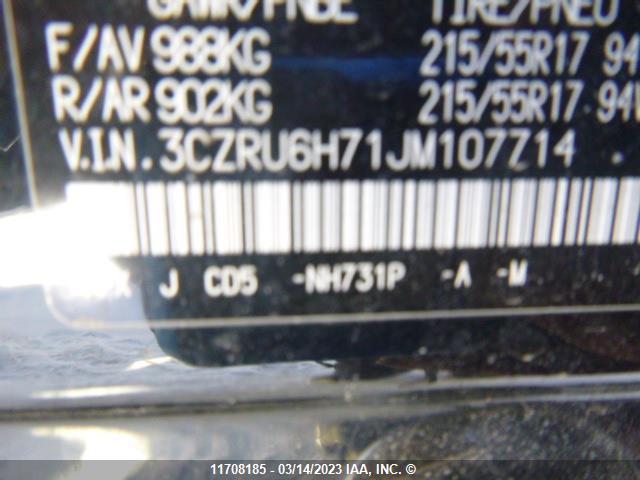 Honda Hr-v Exl 2018 3CZRU6H71JM107714 Image 9