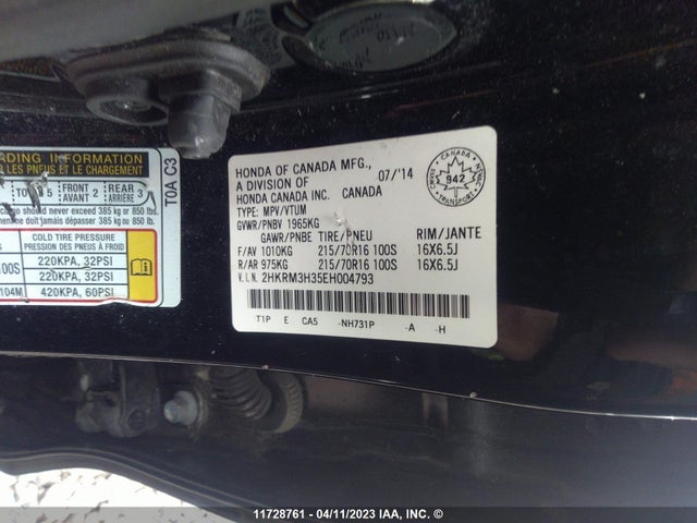 Honda CR-V 2014 2HKRM3H35EH004793 Image 9