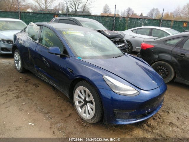Продажа на аукционе авто 2022 Tesla Model 3, vin: 5YJ3E1EB9NF278483, номер лота: 11729344