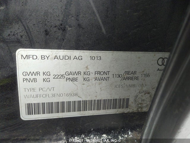 Audi A4 Premium Plus 2014 WAUFFCFL3EN016938 Image 9