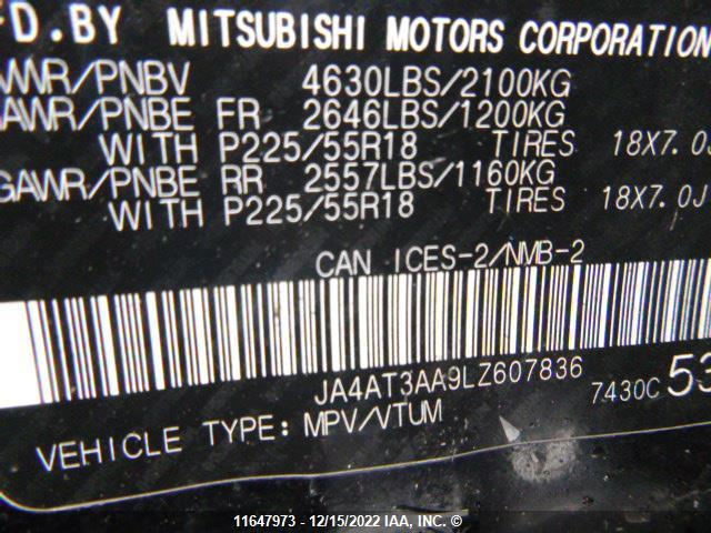 JA4AT3AA9LZ607836 Mitsubishi Eclipse
