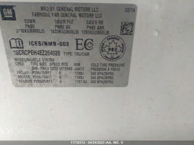 Chevrolet Silverado 2014 1GCRCPEH4EZ264928 Image 9
