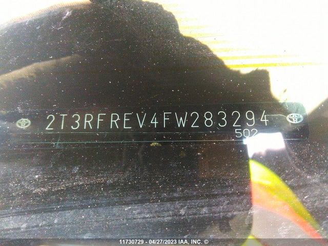 Toyota Rav4 Xle 2015 2T3RFREV4FW283294 Image 9