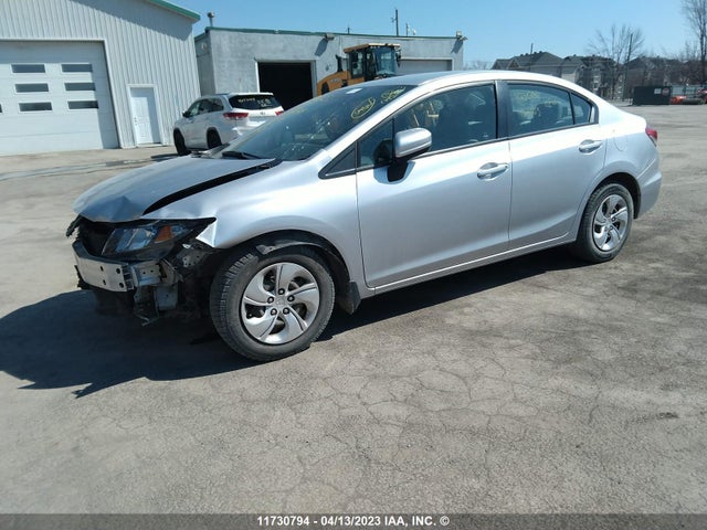 Honda Civic Lx 2014 2HGFB2F42EH019745 Image 2