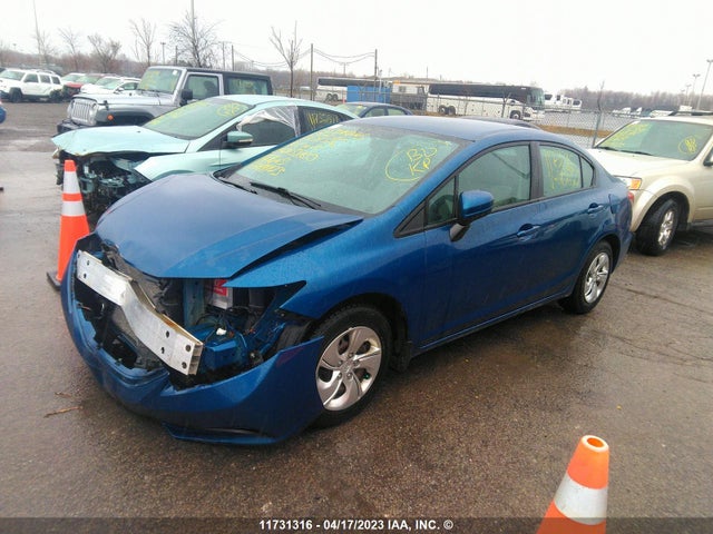 Honda Civic Lx 2014 2HGFB2F45EH013860 Image 2