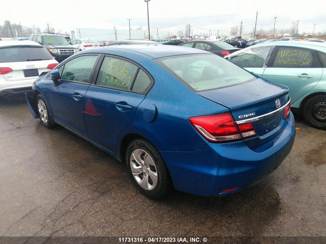 Honda Civic Lx 2014 2HGFB2F45EH013860 Image 3