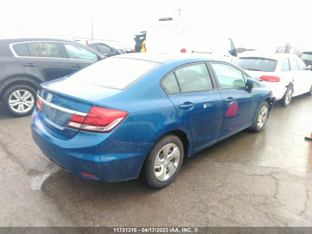 Honda Civic Lx 2014 2HGFB2F45EH013860 Image 4
