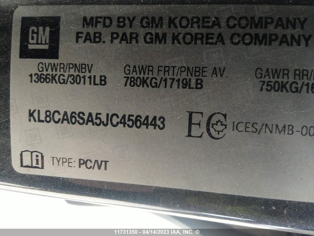 Chevrolet SPARK LS 2018 KL8CA6SA5JC456443 Image 9