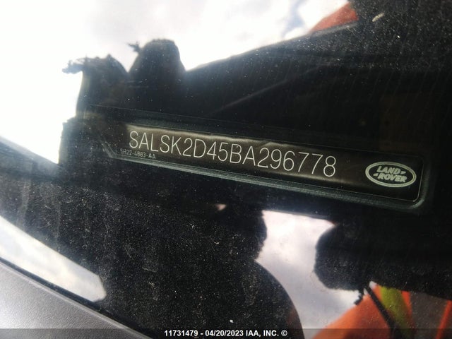 Продажа на аукционе авто 2011 Land Rover Range Rover Sport Lux, vin: SALSK2D45BA296778, номер лота: 11731479