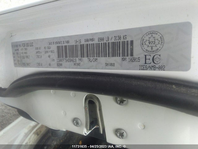 1C6RR7FT5HS584619 RAM 1500 St