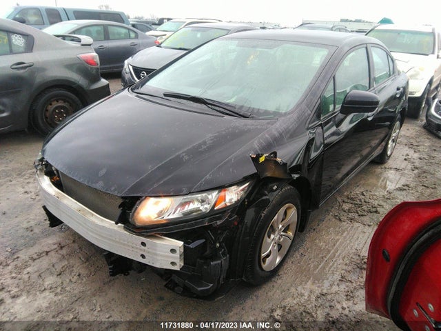 Honda Civic Sedan Lx 2014 2HGFB2F45EH010358 Image 2
