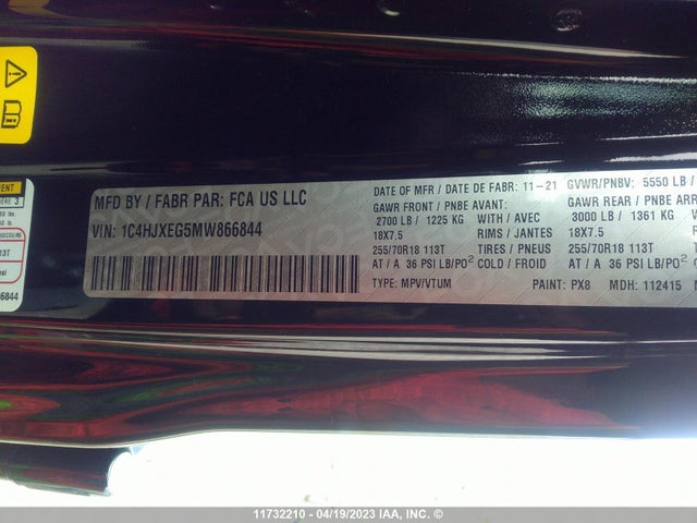1C4HJXEG5MW866844 Jeep TJ