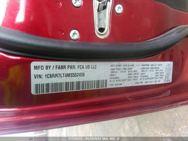 1C6RR7LT4MS552436 RAM 1500 Warlock
