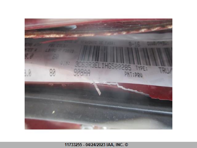 3C63R3EL1HG500285 RAM 3500 Laramie