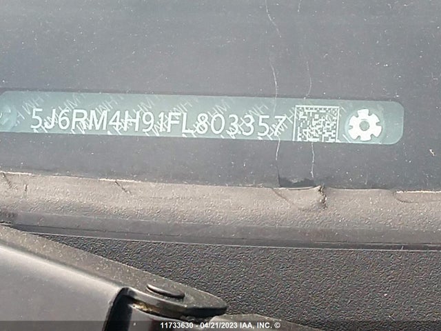 Honda Cr-v Touring 2015 5J6RM4H91FL803357 Image 10