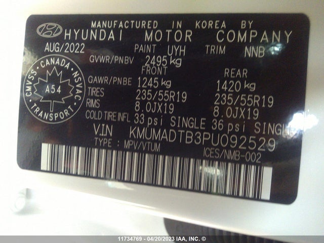 Genesis Gv70 2.5t Advanced 2023 KMUMADTB3PU092529 Image 10