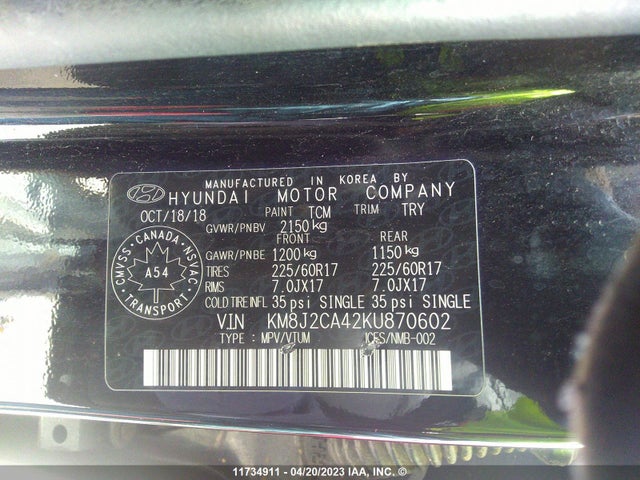 Hyundai Tucson Essential 2019 KM8J2CA42KU870602 Image 10