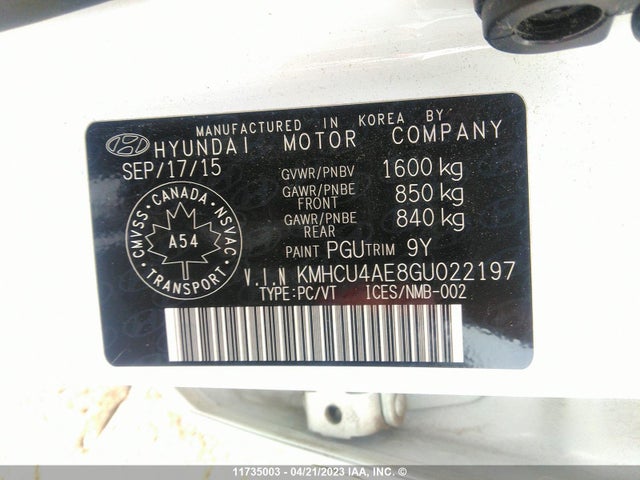 Hyundai ACCENT SE 2016 KMHCU4AE8GU022197 Image 9