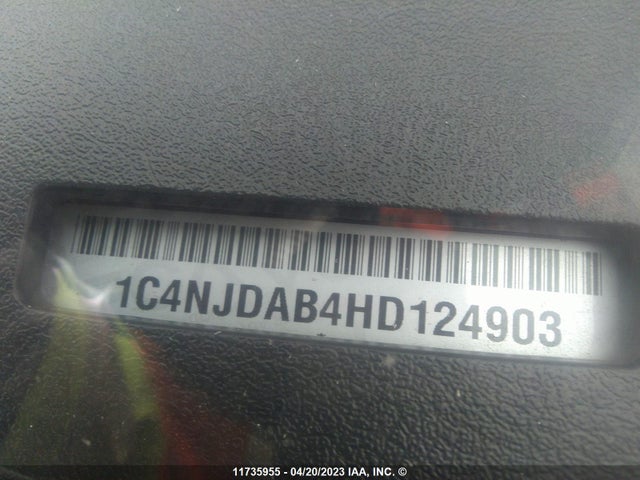 1C4NJDAB4HD124903 Jeep Compass Sport