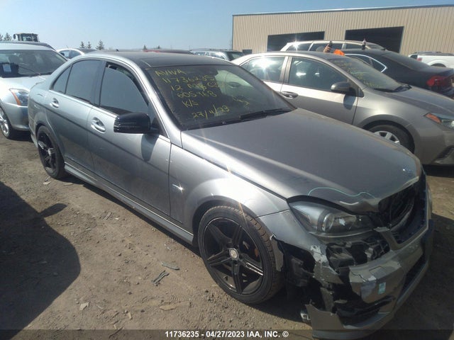 2012 Mercedes-benz C 350 4matic მანქანა იყიდება აუქციონზე, vin: WDDGF8JB3CA605968, აუქციონის ნომერი: 11736235