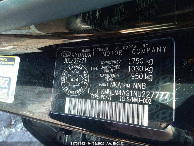 Hyundai Elantra Essential 2022 KMHLM4AG1NU227777 Image 10