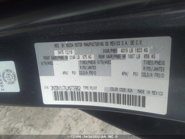 Mazda 3 SPORT 2018 3MZBN1U78JM272962 Image 10
