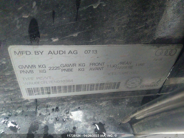 WAUBFCFL7EN010364 Audi A4 PREMIUM