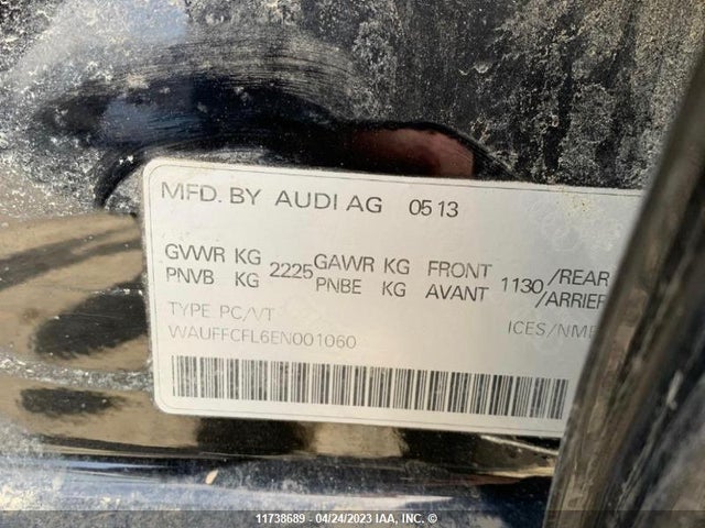 WAUFFCFL6EN001060 Audi A4 Premium Plus